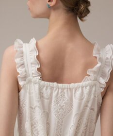 GRACE CONTINENTAL カットワーク刺繍ワンピース