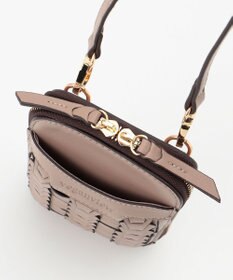 LA BAGAGERIE 【veganview】v piece mesh smartphone shoulder bag