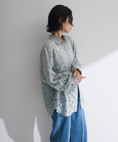 Green Parks ・ＥＬＥＮＣＡＲＥ　ＤＵＥ　総レースブラウス