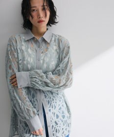 Green Parks ・ＥＬＥＮＣＡＲＥ　ＤＵＥ　総レースブラウス