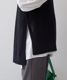 AMERICAN HOLIC ＳＥＴ　イージーケアギャザーシャツ＋ニットベスト