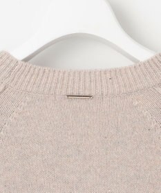 自由区 S 【カタログ掲載】ウールカシミヤブレンドスパンコールラグランスリーブ ニット