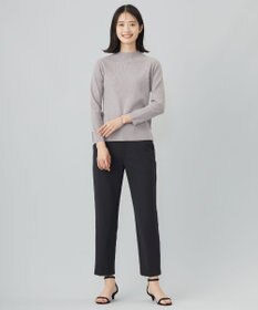 J.PRESS LADIES L 針抜きフライス リブ ボトルネック カットソー