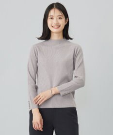 J.PRESS LADIES L 針抜きフライス リブ ボトルネック カットソー