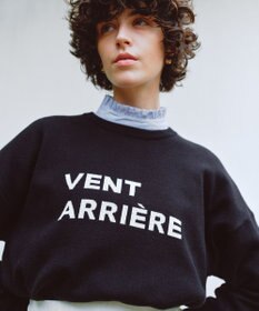 UNFILO 【新色追加】スウェットライク ロゴニット