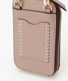 LA BAGAGERIE 【veganview】v piece mesh smartphone shoulder bag