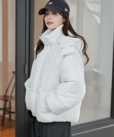 WEGO 【2WAYフード取り外し可能/あったかい】２WAYパディングブルゾン