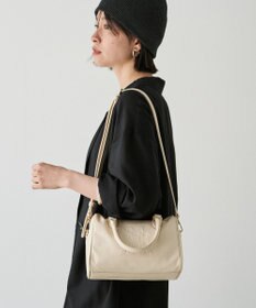 russet 《composition》レザー2WAYミニボストンバッグ(CE-1684)