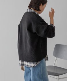 AMERICAN HOLIC ワイドリブVネックプルオーバー