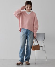 AMERICAN HOLIC ワイドリブVネックプルオーバー