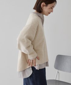 AMERICAN HOLIC ワイドリブVネックプルオーバー