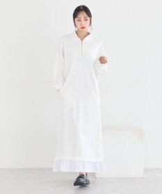 earth music&ecology レイヤーヘムワンピース