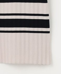 J.PRESS LADIES L 【洗える】レーヨンエリートストレッチ ボーダー ニット