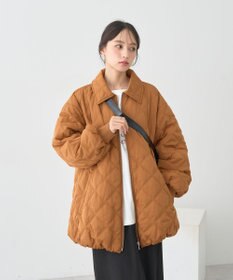 earth music&ecology 【WEB限定】ダブルステッチキルティングコート