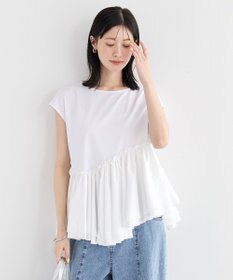 YECCA VECCA アシメペプラムカットソー