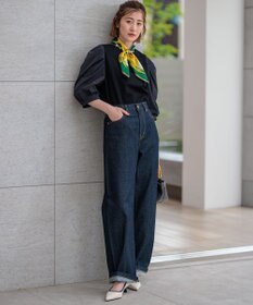 23区 S 【一部店舗限定】コットンポンチコンビジャージー コクーンスリーブ カットソー