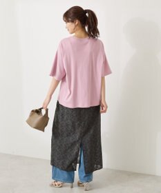 AMERICAN HOLIC 【接触冷感】スムースルーズクルーネックＴシャツ