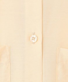 UNFILO シアーサテン ロングシャツワンピース