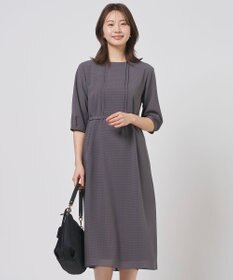 J.PRESS LADIES S シアーブロックチェック ワンピース