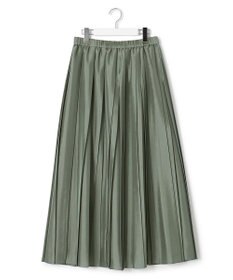 23区 【洗える】シアーコンビ プリーツ スカート