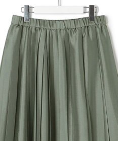 23区 【洗える】シアーコンビ プリーツ スカート