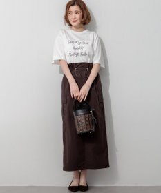 23区 L 【SLOW/一部店舗限定】ヴィンテージライク ロゴ Tシャツ