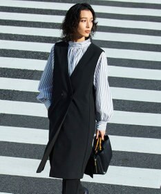 UNFILO イージーケア ギャザーブラウス