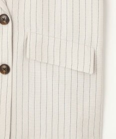 earth music&ecology 【セットアップ対応】リネンライクダブルジャケット