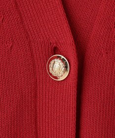 BEIGE， HELIODOR / マリンボタンクロップドカーディガン