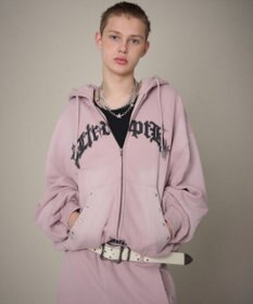 WEGO 【ユニセックス着用ITEM】グラフィックZIPパーカー