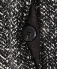 BEIGE， ROBY / フェイクレザーツイードコート