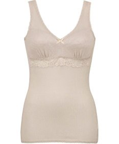 Wing カップ付きインナー 綿100％(身生地部) さらっと快適 【綿100％ メッシュタイプ】 ラクな着ごこち ノースリーブ EL6184 ウイング／ワコール