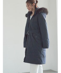 Te chichi 【宮本茉由着用】フードロングダウンコート