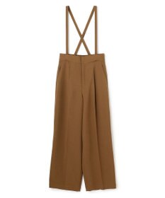 uncrave ウォッシャブルドライサップ ワイドパンツ（サスペンダー付き）