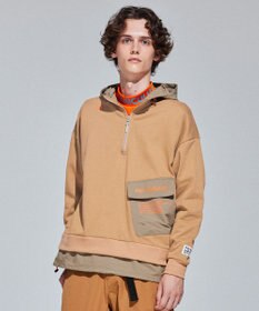 PW CIRCULUS 【MEN】裏毛ジップアップフーディ