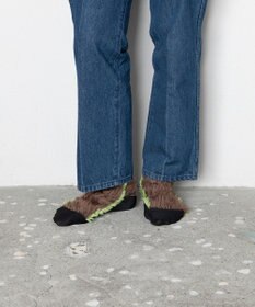 TRICOTE サイドラインフェイクファーソックス