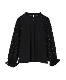 Green Parks 袖ジャガードドッキングプルオーバー