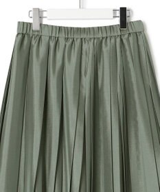 23区 【洗える】シアーコンビ プリーツ スカート