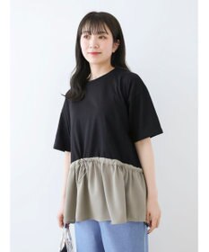 Green Parks ドロスト切替えドッキングカットプルオーバー