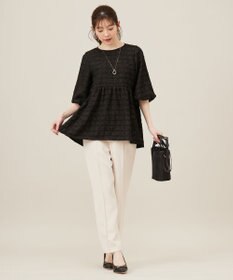 ANY SIS 【洗える】ワッフルライクフクレジャカード チュニック