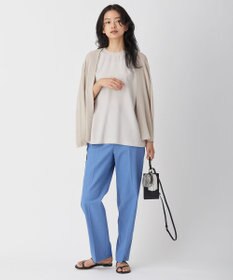 ICB L 【WEB限定カラーあり・洗える】コットンアセテートカーディガン