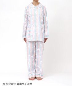 tsumori chisato SLEEP ツモリチサト パジャマ 長袖 長ズボン 綿100%(本体) サテン レディース UDX557 /ワコール