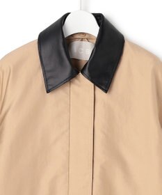 ICB L 【配色襟取り外し可能】ライトモールスキン キルトライナー付きバーンジャケット