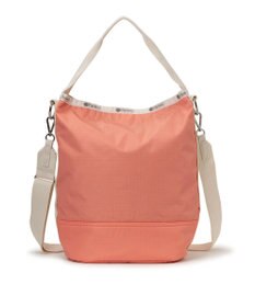 LeSportsac CONVERTIBLE BUCKET BAG/コーラルパンチ/メレンゲ