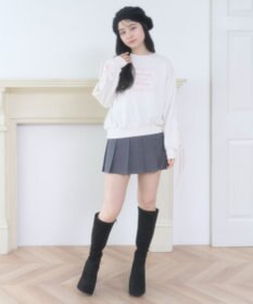 WEGO レースアップリボンスウェット