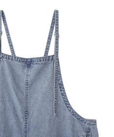 YECCA VECCA 綿麻デニムサロペット