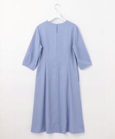 自由区 【接触冷感・速乾・UVケア・撥水・防シワ・XSサイズあり】リネンライクツィルVネック ワンピース