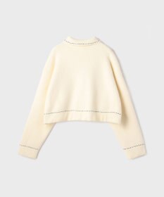 GRACE CONTINENTAL ステッチニットジャケット