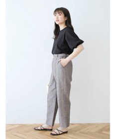 Green Parks パフ５分袖ニットプルオーバー