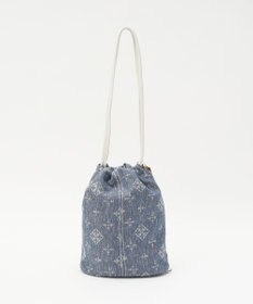 russet デニムジャガード3WAY巾着バッグ(CE-1688)